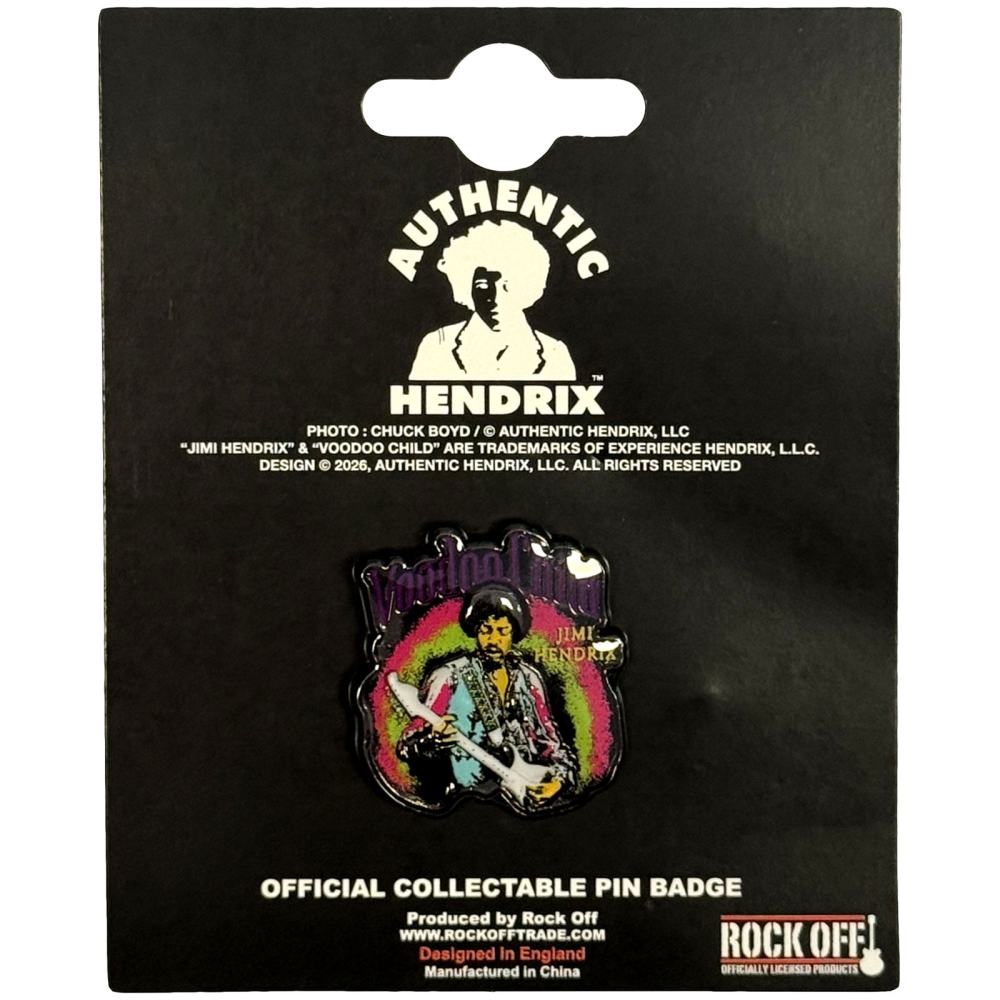 Jimi Hendrix - Voodoo Child Pin - Multicolours
